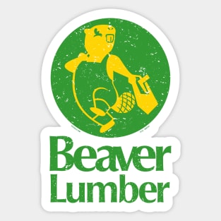 Beaver Lumber [Worn] Sticker